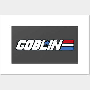 Retro Saturday Morning Cartoon Inspired Goblin Army Logo Posters and Art